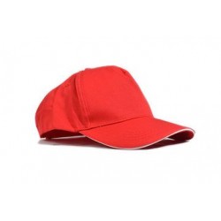 Personalised Cotton Cap (Red)