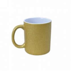 Personalised Glitter Mug Gold